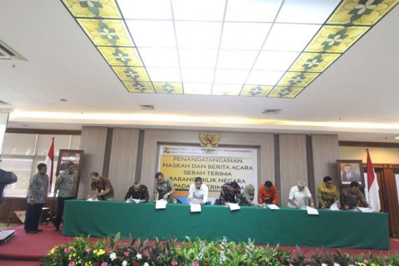 Cipta Karya Kementerian PUPR Serahterimakan Hibah Barang Milik Negara Senilai Rp1,58 Triliun - JPNN.COM