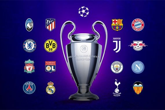 Hasil Undian 16 Besar Liga Champions: Madrid Ketemu City, Atletico Vs Liverpool - JPNN.COM