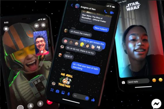 Facebook dan Disney Hadirkan Tema Star Wars di Messenger - JPNN.COM