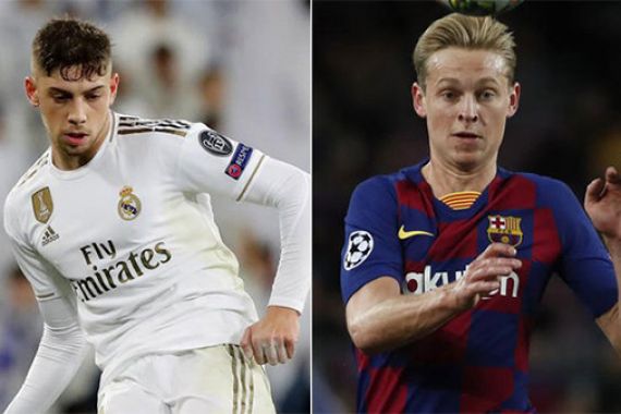 El Clasico Barcelona vs Real Madrid: De Jong Ketemu Valverde - JPNN.COM