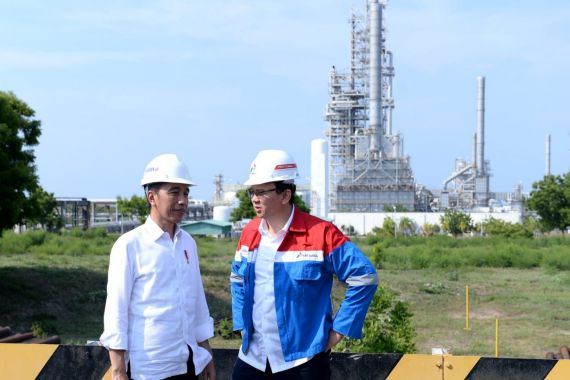 Ahok Dampingi Jokowi Meninjau Kilang Petrokimia di Tuban, Ini Hasilnya - JPNN.COM