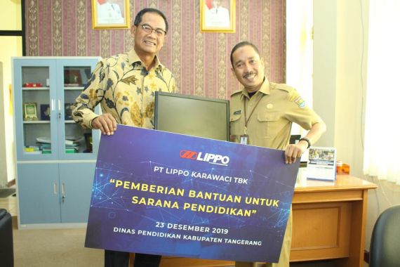 Lippo Karawaci Beri Bantuan 47 PC ke Dinas Pendidikan Kabupaten Tangerang - JPNN.COM