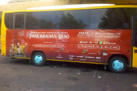 Genjot Promosi Panembahan Reso, Manfaatkan Bodi Bus untuk Sebar Info Show - JPNN.COM