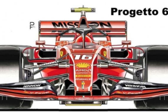 Bocor Tampang Mobil Terbaru Ferrari untuk F1 2020 - JPNN.COM