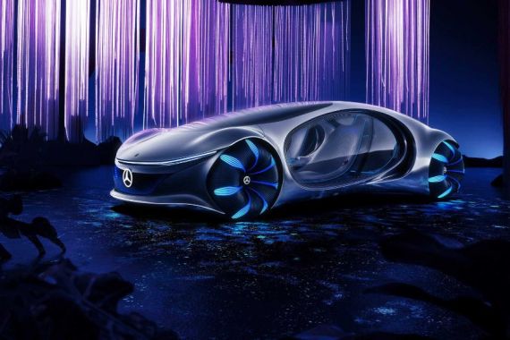 Gambaran Mobil Masa Depan Mercedes-Benz, Terinspirasi Film Avatar - JPNN.COM