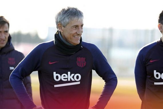 Gebrakan Quique Setien di Barcelona, Batalkan Hari Libur Lionel Messi Cs - JPNN.COM