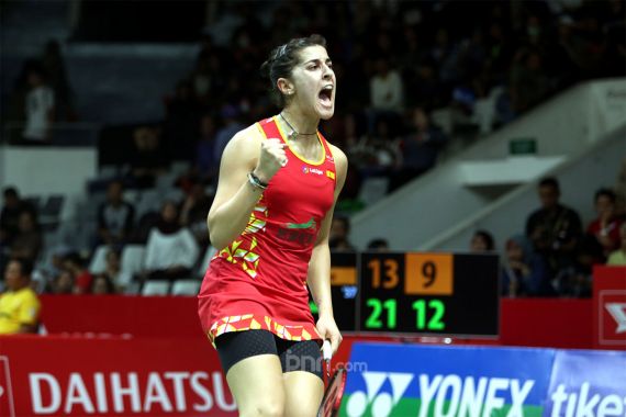 Lunasi Utang, Carolina Marin jadi Semifinalis Pertama Indonesia Masters 2020 - JPNN.COM