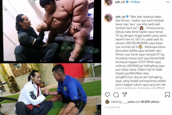 Ade Rai Ungkap Pola Diet Bocah Obesitas Arya Permana, Turun Drastis - JPNN.COM