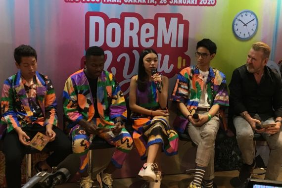 Naura dan Devano Danendra Rilis DVD Doremi & You - JPNN.COM