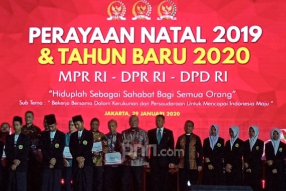 Rayakan Natal Bersama, MPR, DPR dan DPD Gemakan Kerukunan dalam Keberagaman - JPNN.COM