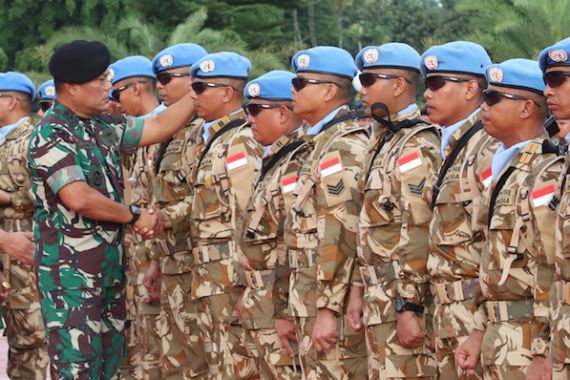 Pasukan Garuda TNI Siap Mengemban Misi Negara di Kongo Afrika - JPNN.COM