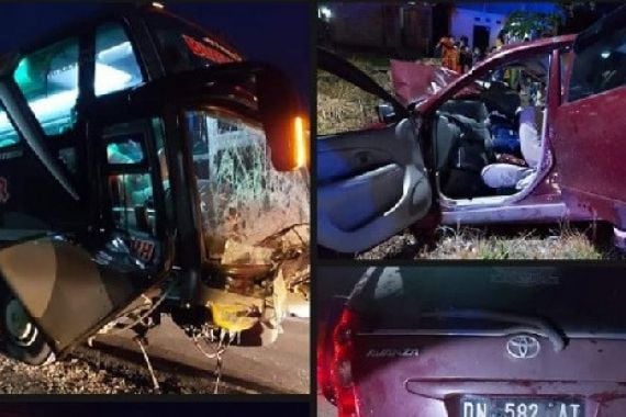 Kecelakaan Maut Bus Bintang Timur vs Avanza, Lima Orang Tewas dan Satu Kritis - JPNN.COM