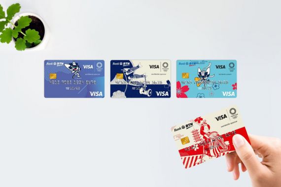 BTN Rilis Kartu Debit Visa Bertema Olympic Tokyo 2020 - JPNN.COM