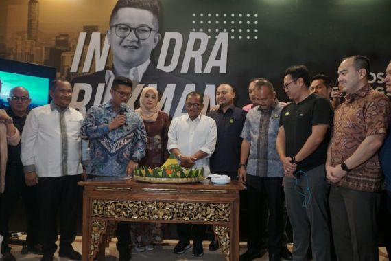 Caketum HIPMI Jaya Resmikan Posko Pemenangan Indra Jaya 1 - JPNN.COM