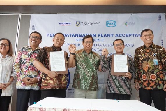 Pupuk Sriwidjaja Palembang Siap Operasikan Pabrik NPK Fusion II - JPNN.COM