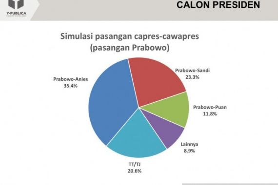 Hasil Survei Y-Publica: Prabowo-Puan Hanya Raih 11,8% Suara - JPNN.COM