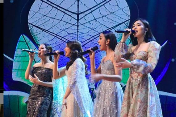 Pesona Raisa dan Isyana Sarasvati di Konser Kemenangan Indonesian Idol - JPNN.COM