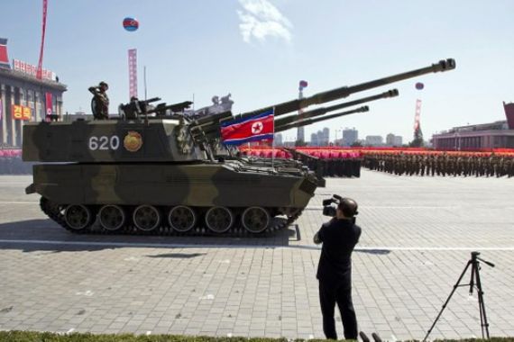 Pasukan Artileri Korut Unjuk Gigi di Depan Kim Jong Un, Begini Hasilnya - JPNN.COM