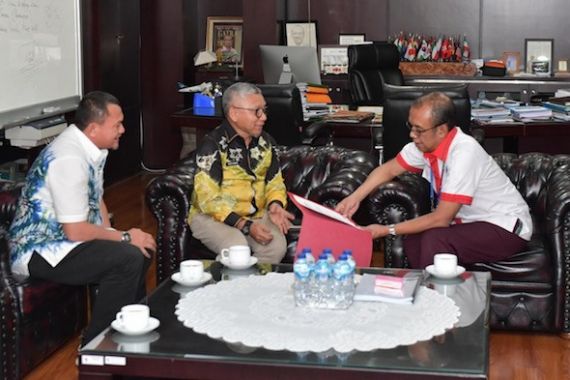 Diterima Sesmenpora, Abdul Haris Laporkan Rencana Kejurnas ke-2 Lemkari di Kalsel - JPNN.COM