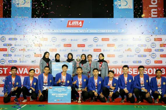 Unikom Pertahankan Gelar LIMA Badminton GJC Season 8 - JPNN.COM