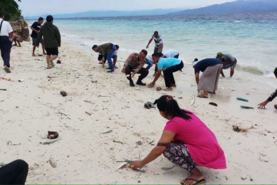 Ikan-ikan Hidup Terdampar di Pantai, Khawatir Sebagai Pertanda Gempa - JPNN.COM