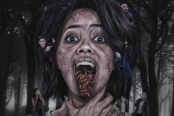 Anggika Bolsterli Tampil Menyeramkan di Poster Film Ghibah - JPNN.COM