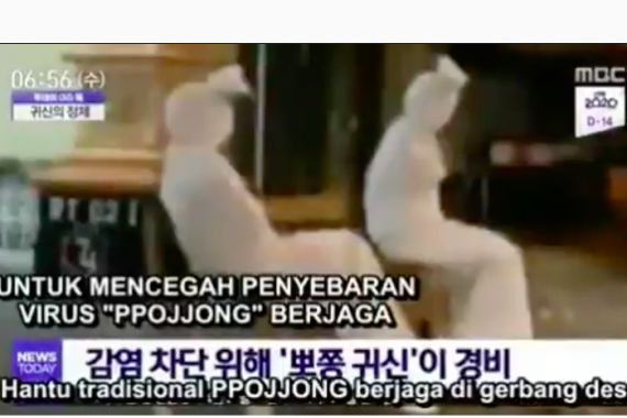 Hahaha, TV Korsel Memberitakan Dua Pocong yang Menakut-Nakuti Warga Jateng - JPNN.COM
