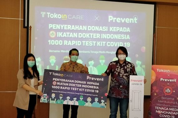 Tokoin Donasikan Seribu Alat Rapid Test Melalui IDI - JPNN.COM