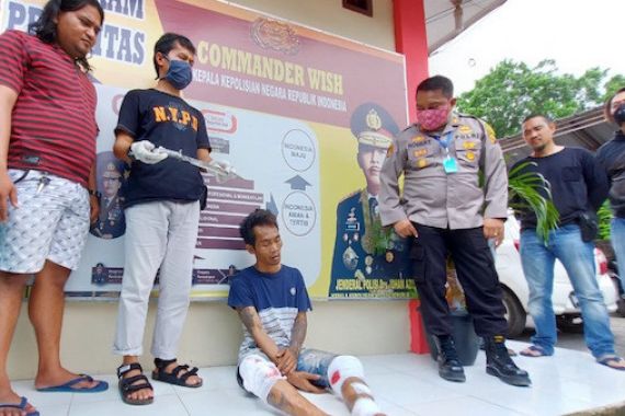 Residivis Kambuhan Meringis Diterjang Timah Panas, Lihat tuh Tampangnya - JPNN.COM