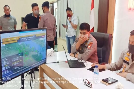 Polda Riau Kembangkan Aplikasi Pantau Posko dan Tracking Pendatang Cegah COVID-19 - JPNN.COM