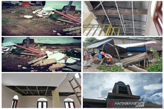 Sejumlah Bangunan di Tapanuli Selatan Rusak Akibat Gempa Padang Lawas - JPNN.COM