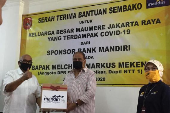 KBM Jaya Salurkan Bantuan Bank Mandiri untuk Warga Terdampak Covid-19 - JPNN.COM