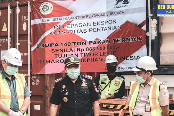 Bea Cukai Tanjung Perak Fasilitasi Ekspor Komoditas Pertanian Senilai Rp 266,6 M - JPNN.COM