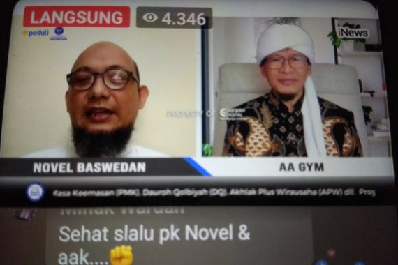 Kepada Aa Gym, Novel Baswedan Cerita Bertemu Anak Muda di Pintu Masjid - JPNN.COM