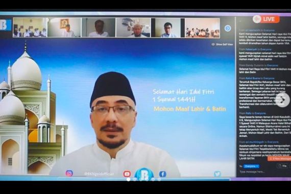 Seru, Halalbihalal Virtual Pegawai BKN dari Seluruh Indonesia - JPNN.COM