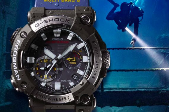 Casio Luncurkan G-Shock Frogman Pertama Versi Analog, Khusus untuk Penyelam - JPNN.COM