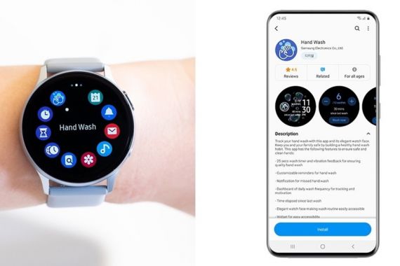 Samsung Rilis Aplikasi Cuci Tangan di Galaxy Watch, Intip Keunggulannya - JPNN.COM