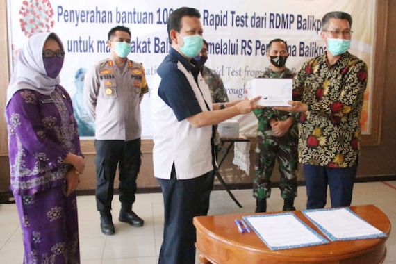 RDMP Balikpapan Joint Operation Donasikan 1.000 Alat Rapid Test - JPNN.COM