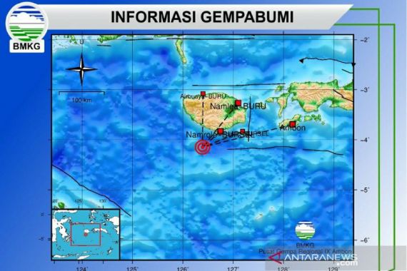 Gempa Menggoyang Selatan Pulau Buru, Ambon pun Bergetar - JPNN.COM