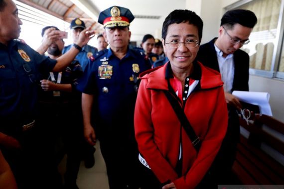 Pencemaran Nama Baik, Bos Rappler.com Maria Ressa Dijebloskan ke Penjara - JPNN.COM