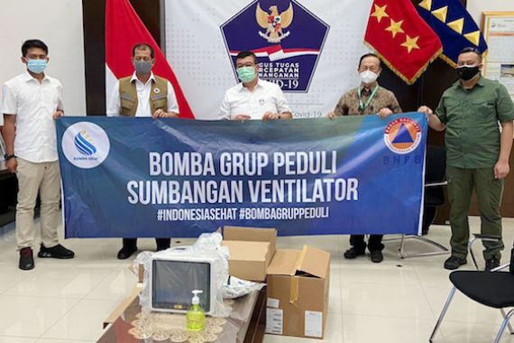 Bomba Group Peduli Donasikan Ventilator Canggih Khusus Covid-19 - JPNN.COM