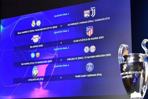 Hasil Undian Perempat Final Liga Champions, El Clasico Bisa Terjadi di Semifinal - JPNN.COM