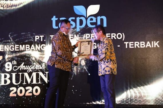 Raih Penghargaan Dalam Anugerah BUMN 2020, SDM PT Taspen Terbukti Berdaya Saing Global - JPNN.COM