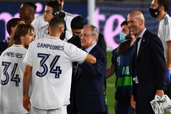 Real Madrid Juara, Presiden Sangat Terharu Lalu Bilang Ini akan Dikenang Selamanya - JPNN.COM