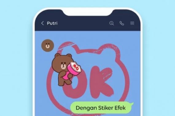 Agar Lebih Meriah, LINE Hadirkan Stiker Efek - JPNN.COM