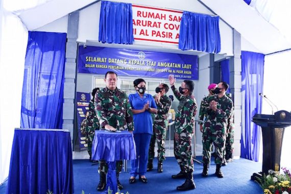 Laksamana Yudo Resmikan Penggunaan Rumah Sakit Darurat Covid-19 TNI AL, Punya Peralatan Canggih - JPNN.COM