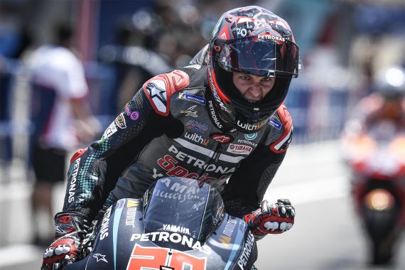 FP3 MotoGP Prancis: Fabio Quartararo Tercepat dan Rossi Tergelincir - JPNN.COM