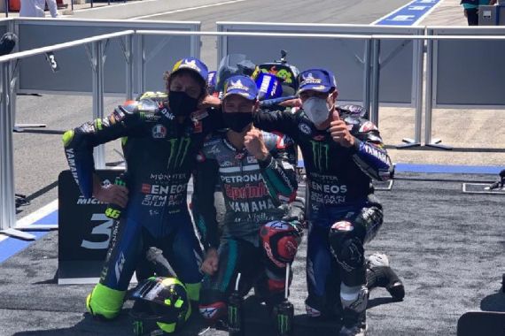 Hasil MotoGP Andalusia: Yamaha Sapu Bersih, Rossi Tegakkan Kepala - JPNN.COM