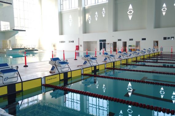 Intip Kemewahan Arena Aquatic PON XX di Papua, Karya Waskita yang Berstandar Olimpiade - JPNN.COM