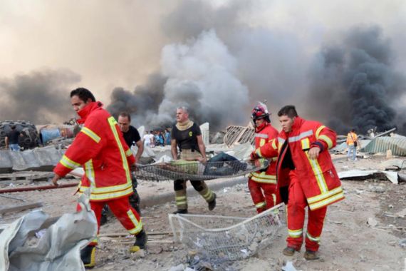 Lihat Betapa Dahsyatnya Ledakan di Lebanon, 78 Meninggal, 1 WNI jadi Korban - JPNN.COM